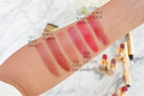 ysl rouge volupte shine mauve cuir swatch|YSL rouge volupte shine 15.